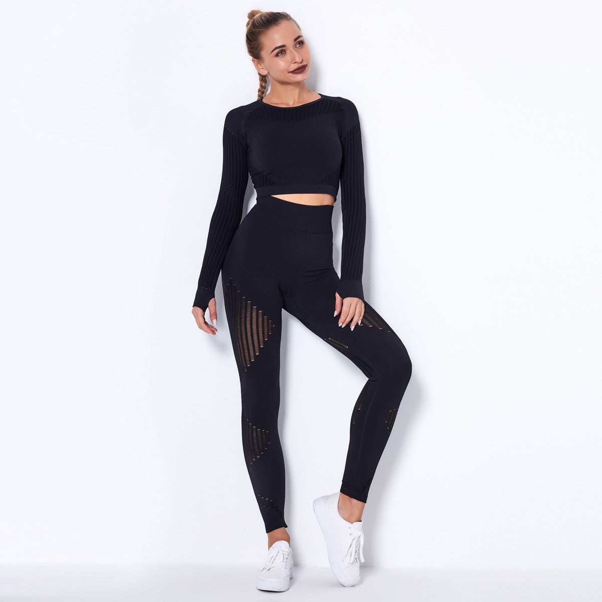 Comfortabele Workout Legging en Top Set