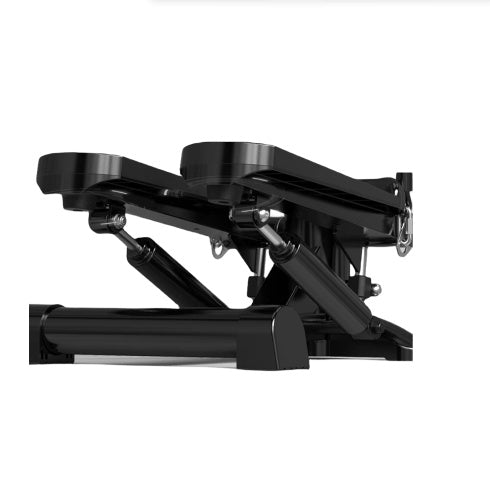 Compacte Stepper voor Thuisoefeningen met Weerstandsbanden - Ruimtebesparende Mini Stepper voor Thuis en Kantoor, Tot 150 kg Belastbaarheid